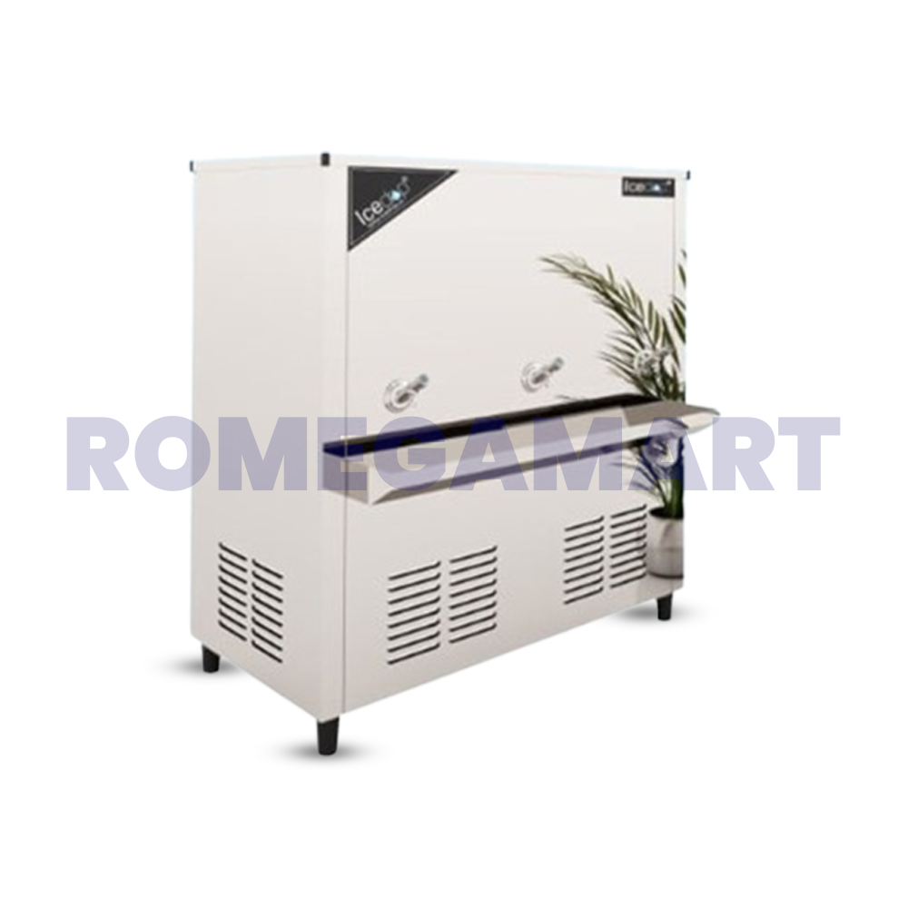 IceDrop ID 3030 300 Liter Cooling Capacity Silver Water Cooler With 3 Tap - KRISHNA ENTERPRISEWIGBZLODHI