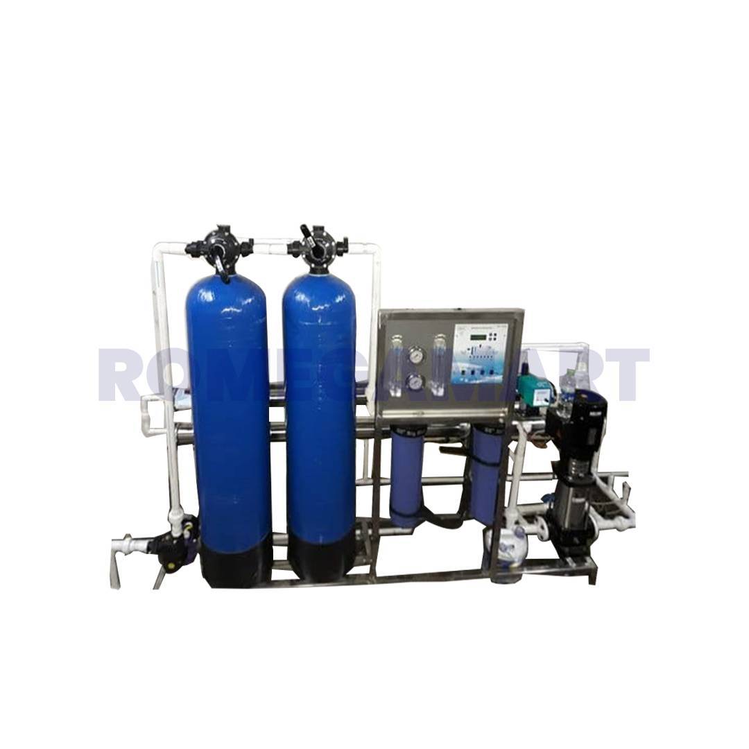 1000 LPH Commercial RO Plant Blue Color FRP Material - APPTECH WATER SOLUTION