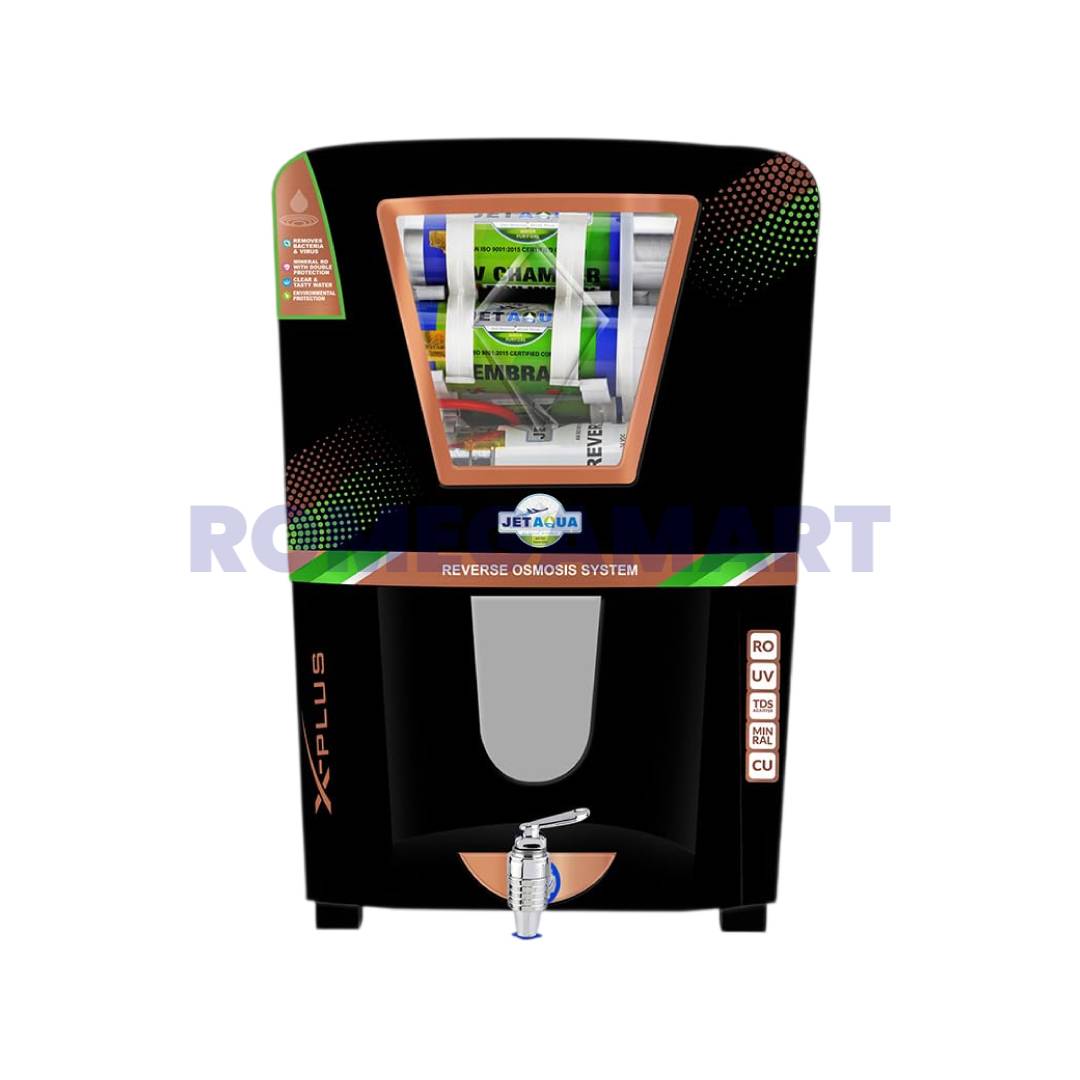 Jet Aqua X Plus 5 Stages Black Copper 10 Liters Capacity Domestic RO - NK WATER TECHNOLOGY