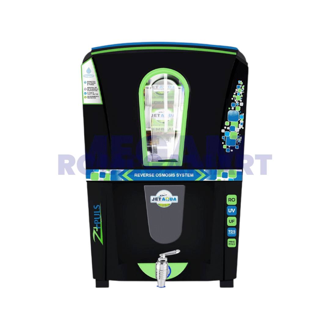 Jet Aqua Z Plus Black Alkaline 10 Liter Capacity Domestic Water Purifier - NK WATER TECHNOLOGY