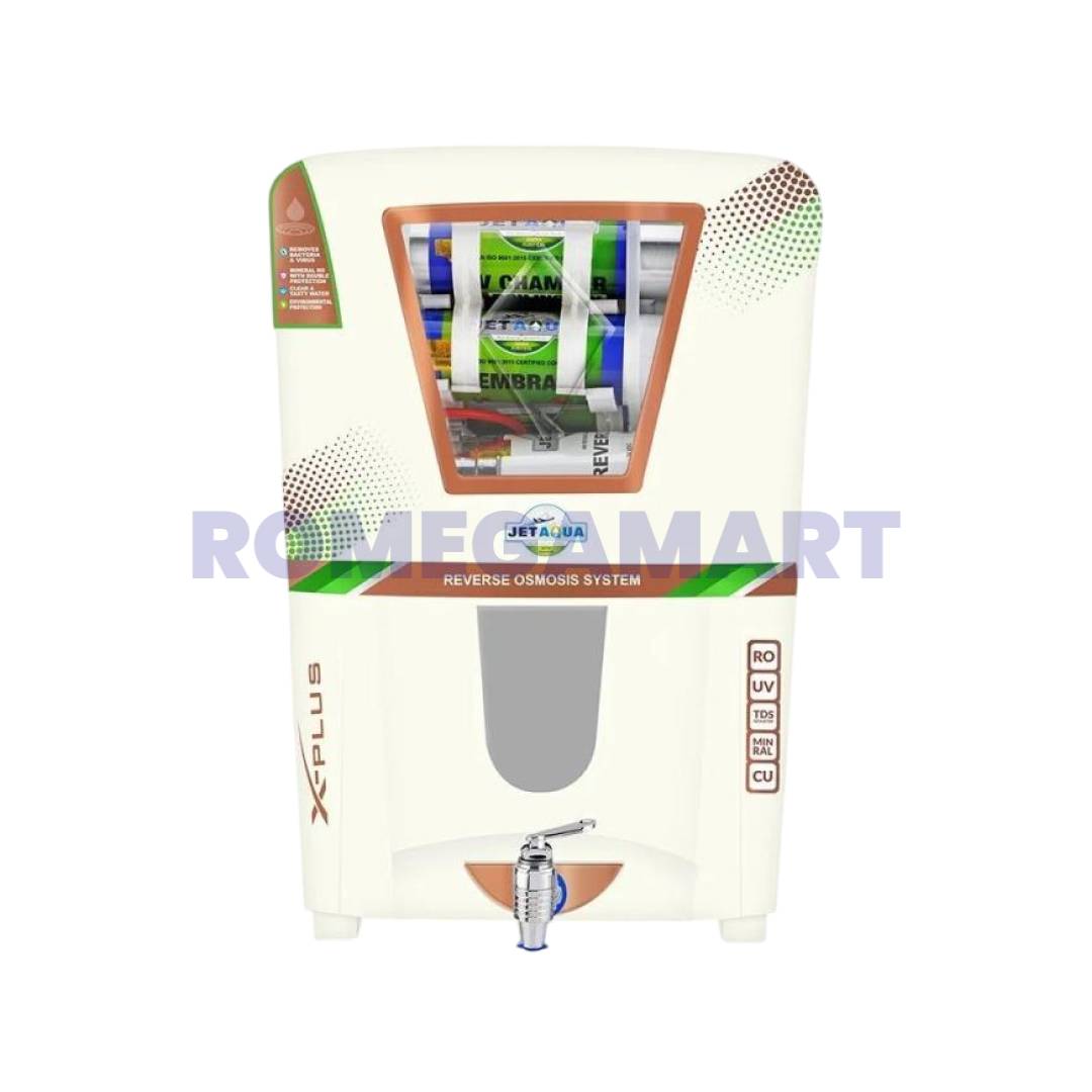 Jet Aqua X Plus 5 Stages White Copper 10 Liters Capacity Domestic RO - NK WATER TECHNOLOGY