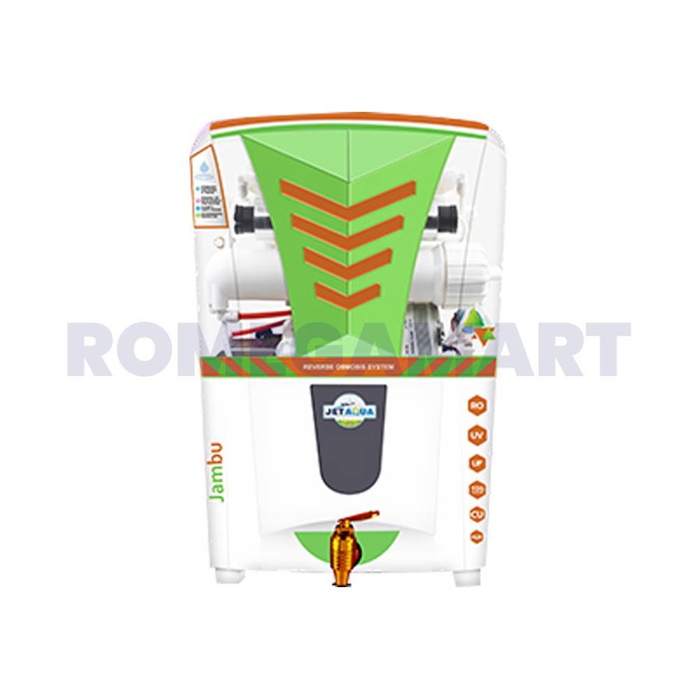 Jet Aqua Jumbo 10 Liter Storage White Transparent With Orange Color Water Purifier - NK WATER TECHNOLOGY