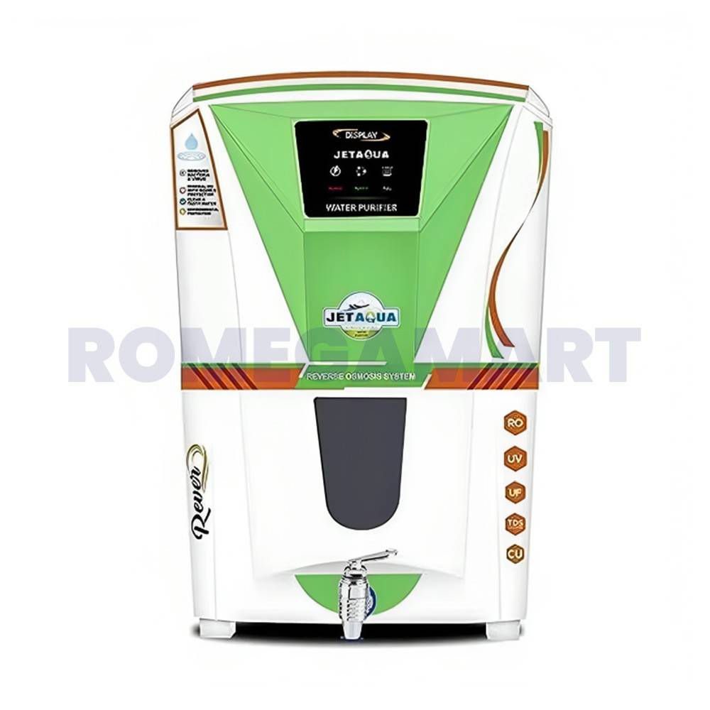 Jet Aqua Rever White Copper 10 Liter Water Purifier With LED Indicators - NK WATER TECHNOLOGY