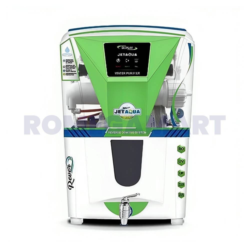 Jet Aqua Rever White Transparent With Blue Sticker 10 Liter Water Purifier With LED Indicators - NK WATER TECHNOLOGY