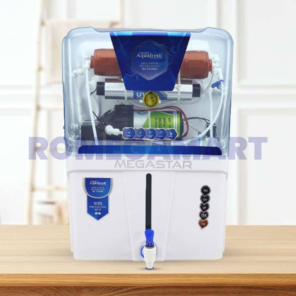 Kaveri Megastar Table Top White RO+UV+UF+TDS 12 Liter Storage Water Purifier Corded Electric - EARTH RO SYSTEM