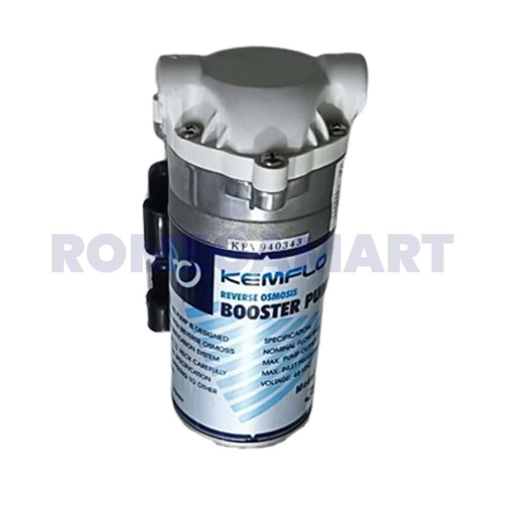 Kemflow 48 GPD Pump Booster Pump White Color Suitable For Domestic RO - GTB JI WATER SOLUTION