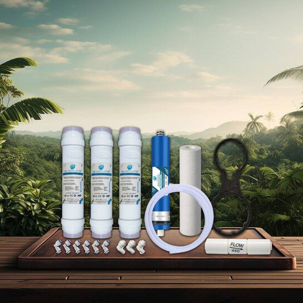 RO Filters Kit Shapure Yearly With Membrane Works Upto 2500 TDS For All Domestic Ro - Sha Traders
