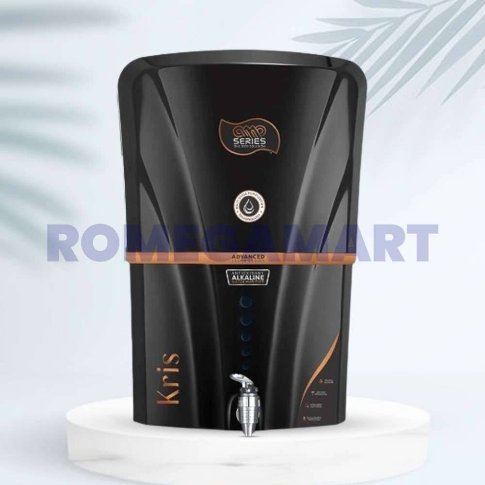 Kris Alkaline Black Color 12 Liter Storage Water Purifier For Domestic Use - EARTH RO SYSTEM