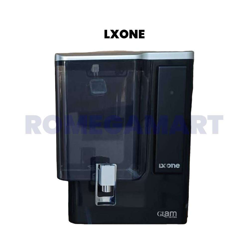 Lx One 13 Liter Storage Glam Black Ro Water purifier For Domestic Use - Life Guard Water Solutions
