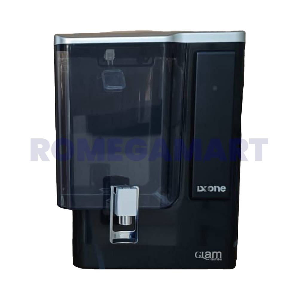 Lx One 13 Liter Storage Glam Black Ro Water purifier For Domestic Use - Life Guard Water Solutions