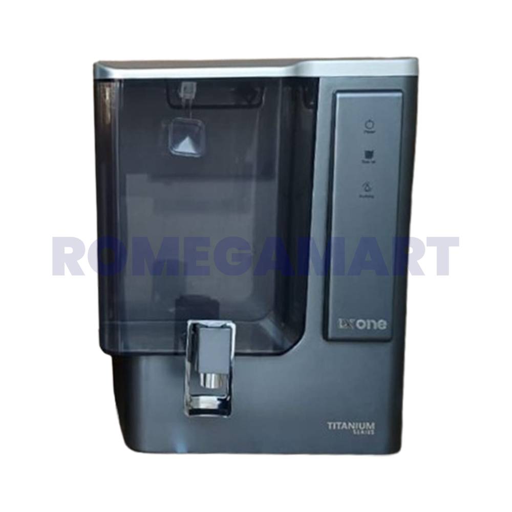 Lx One Titanium Series 13 Liter Storage Grey Color Water Purifier For Domestic Use - Life Guard Water Solution