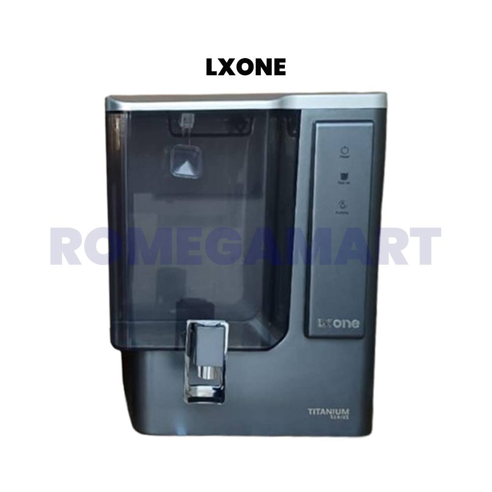 Lx One Titanium Series 13 Liter Storage Grey Color Water Purifier For Domestic Use - Life Guard Water Solution