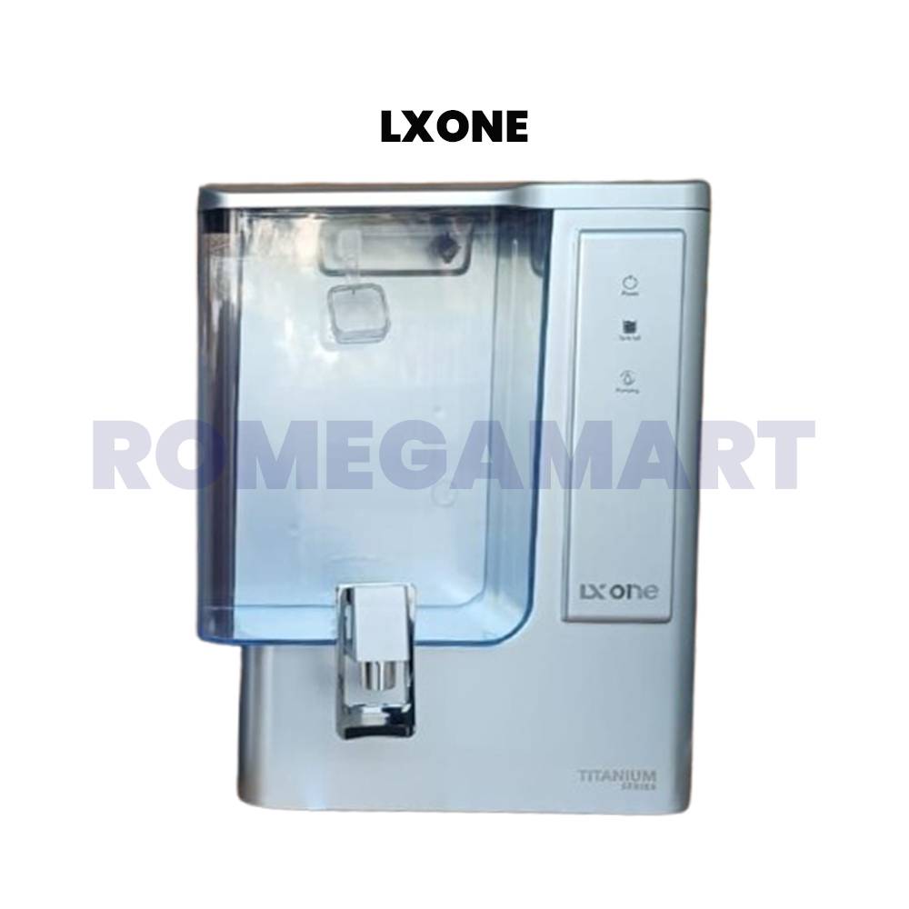Lx One Titanium Series Silver White Color 13 Liter Storage Water Purifier For Domestic Use - Life Guard Water Solution