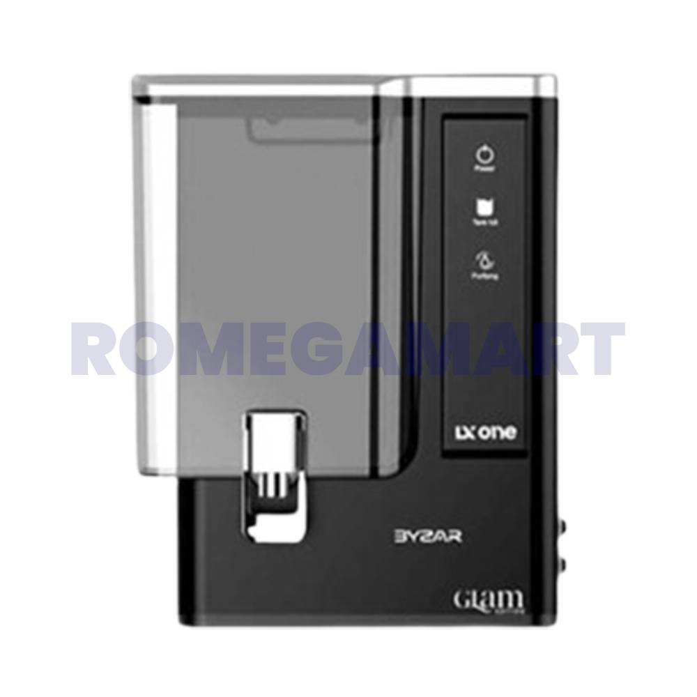 LX One Glam Black Color Water Purifier RO+UV+CU+ALK 10 Liter Storage - MG Enterprises