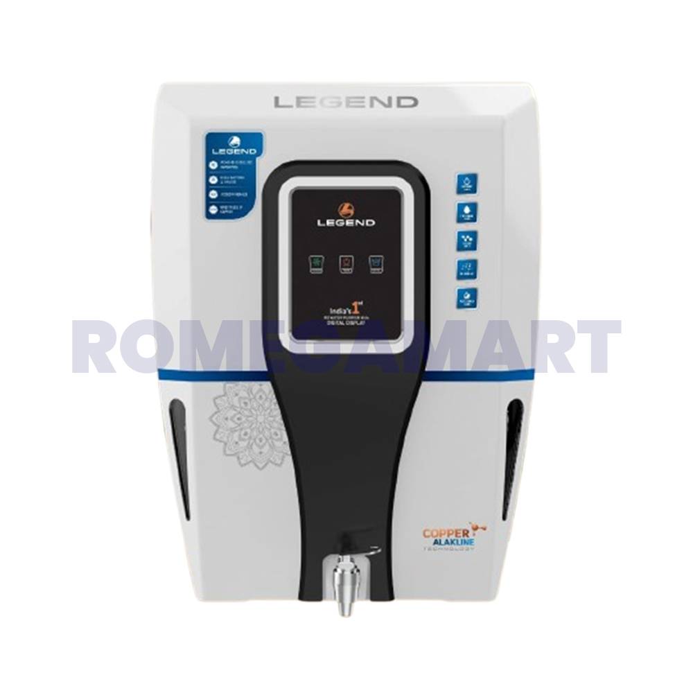LEGEND 12 Liter Storage Water Purifier White With Black For Domestic Use - AQUA PURE & FRESH ENETERPRISES