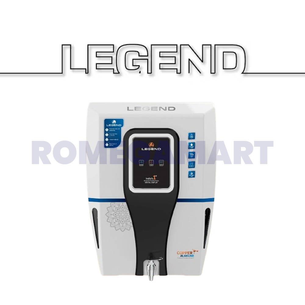 LEGEND 12 Liter Storage Water Purifier White With Black For Domestic Use - AQUA PURE & FRESH ENETERPRISES