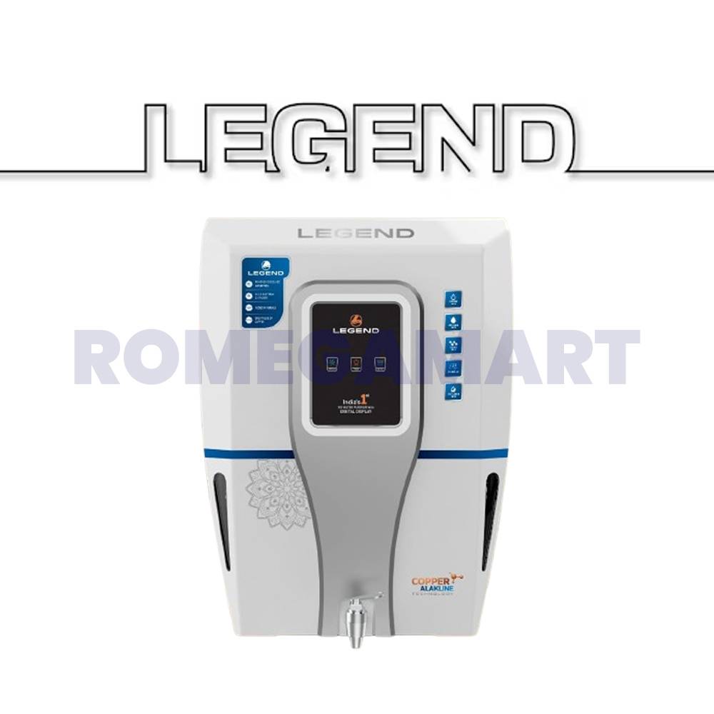 LEGEND 12 Liter Storage Water Purifier White With Silver For Domestic Use - AQUA PURE & FRESH ENETERPRISES