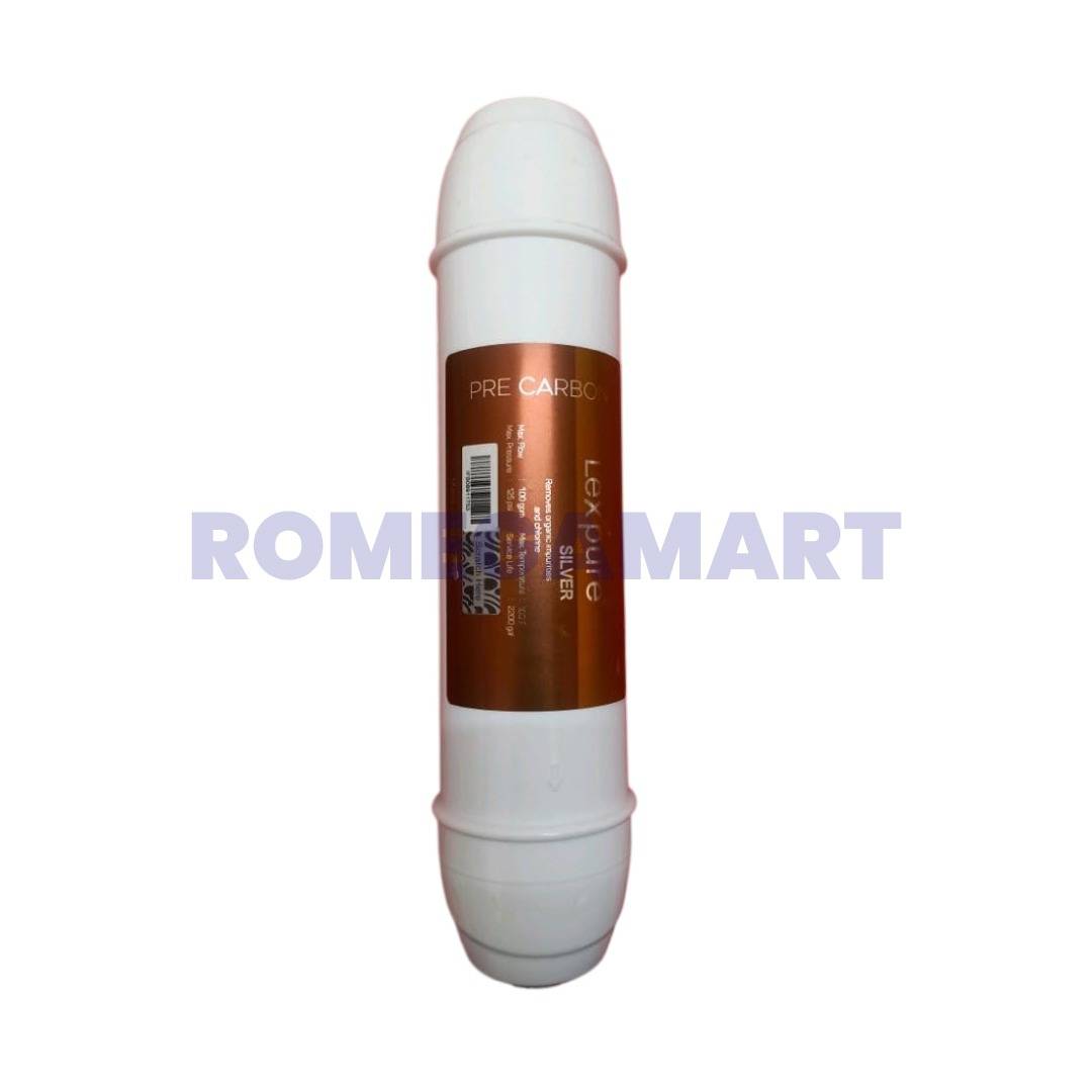 Lexpure Silver Pre Carbon Filter White Color For Domestic Ro - Sumit Electronics