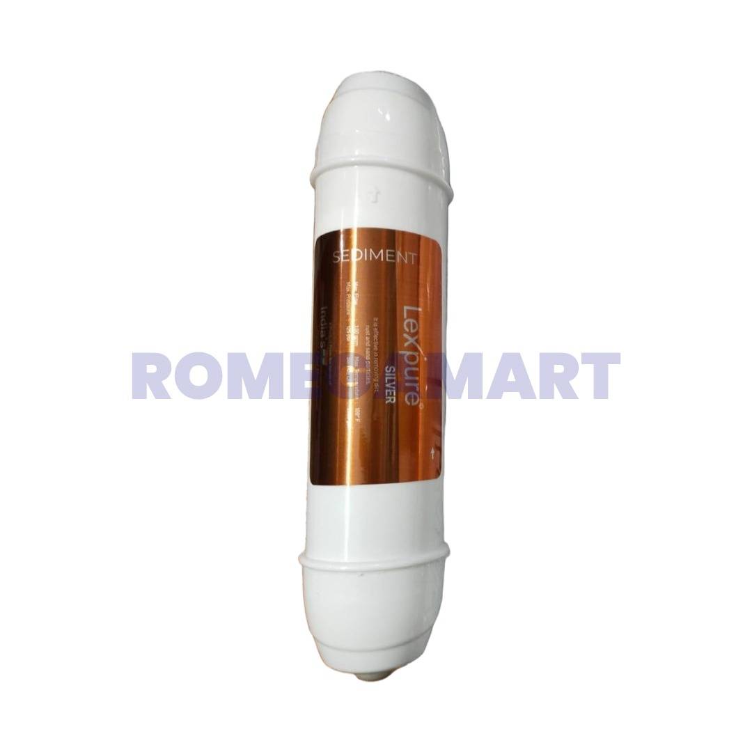 Lexpure Silver Sediment Filter White Color For Domestic Ro - Sumit Electronics
