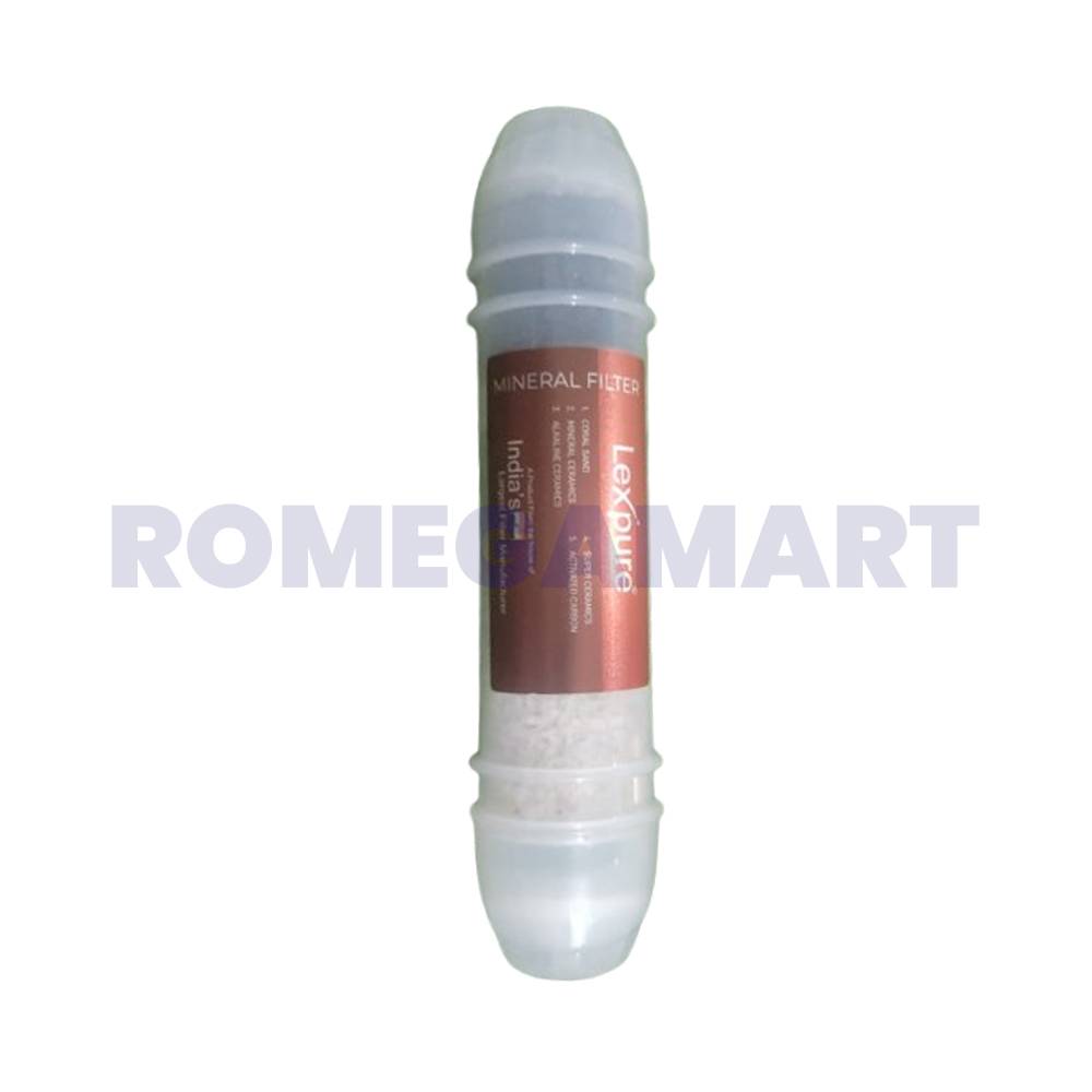 Lexpure Mineral Filter Cartridge White Transparent Color For Domestic Use