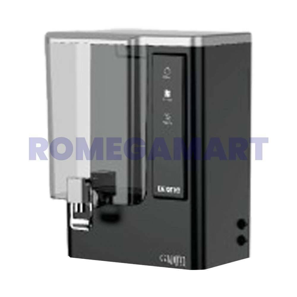 Lx One Glam 12 Liter Storage Charcoal Black Metallic Color Water Purifier - EARTH RO SYSTEM