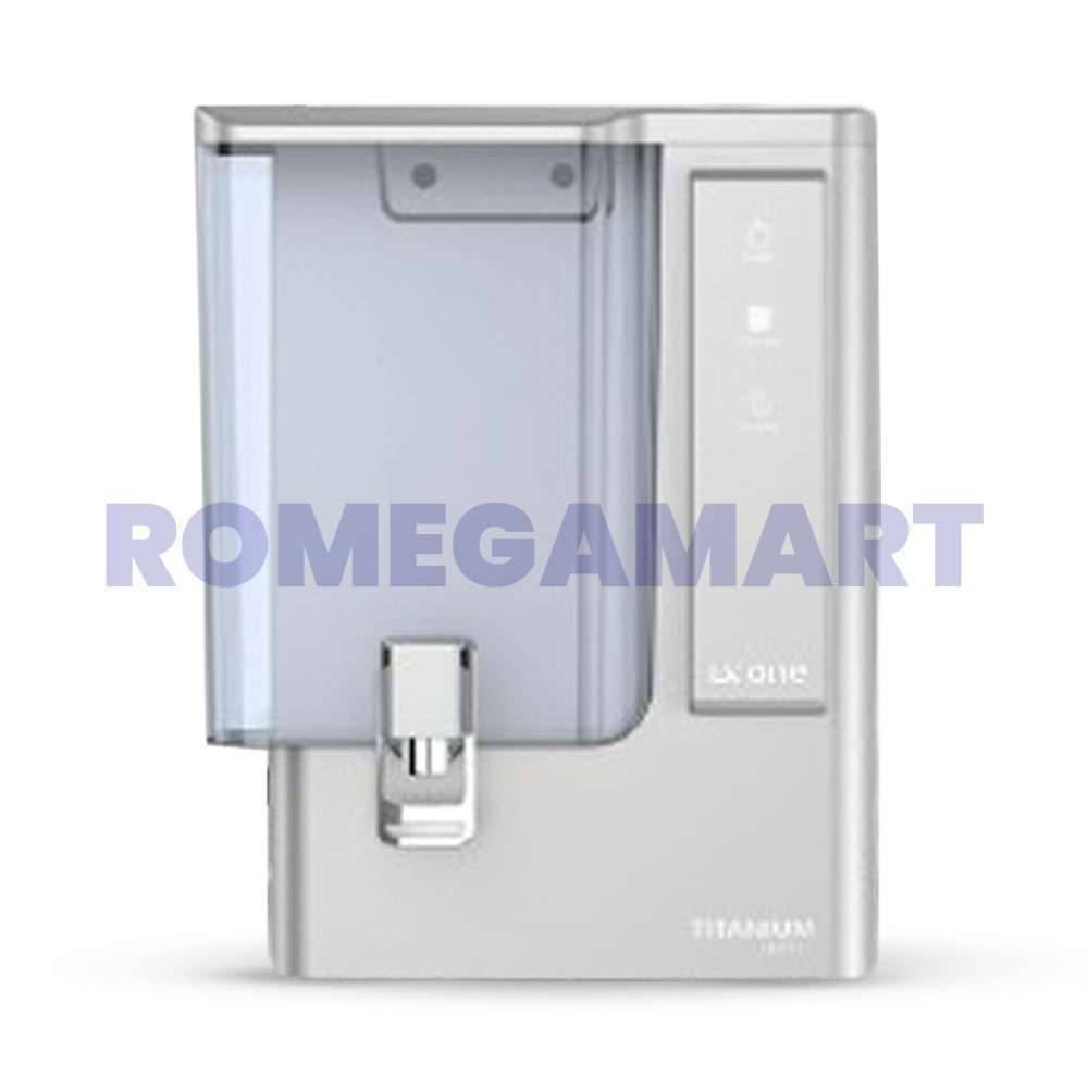 Lx One Titanium Series RO+UV+COPPER+ALKLINE+TDS Sapphire Silver 13 Liter Water Purifier ABS Plastic Material - JAZZ PURE WATER SOLUTIONS