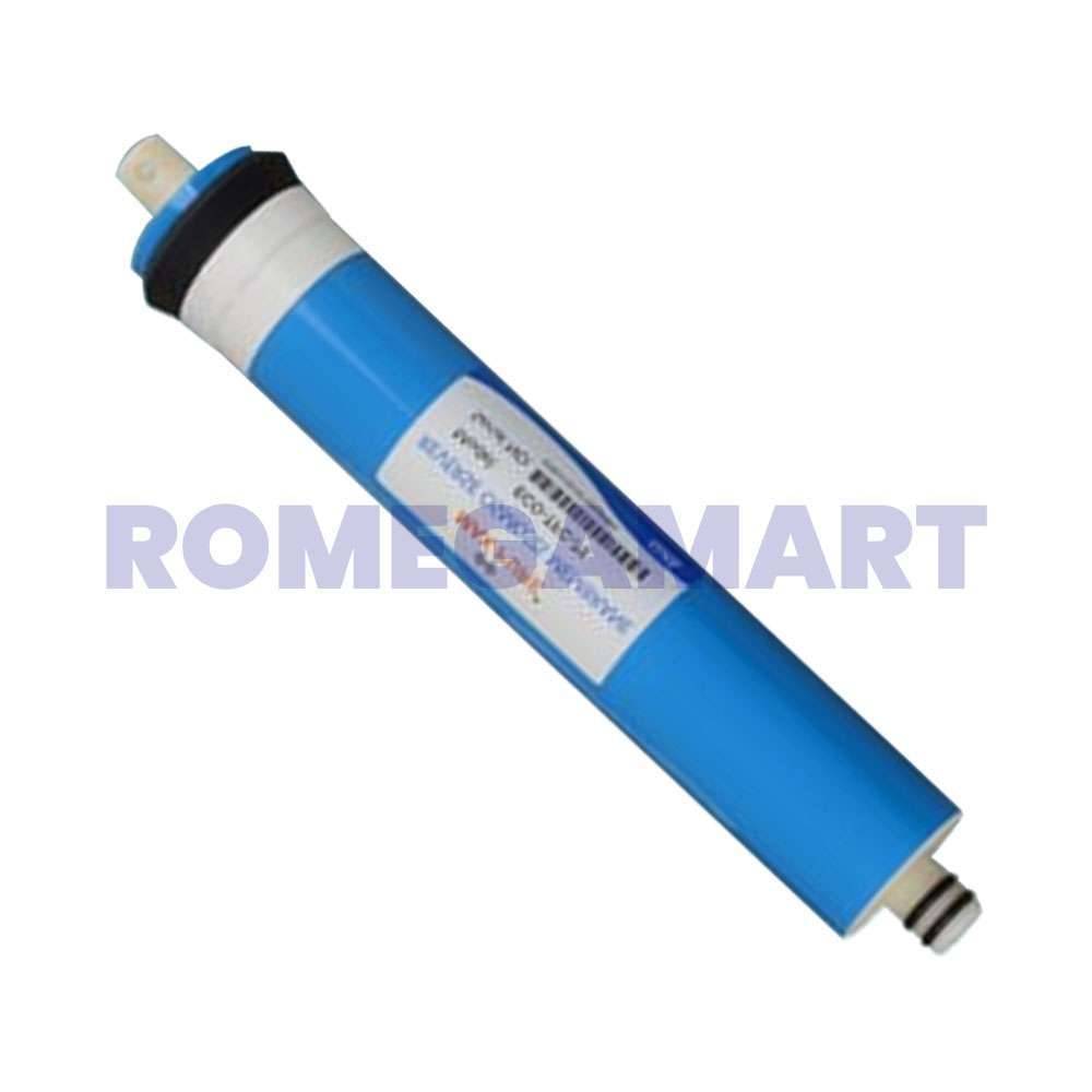 Maxpure Eco 75 GPD Membrane Blue Color Polypropylene Material For Domestic Use - VATSAQUA RO SYSTEM 