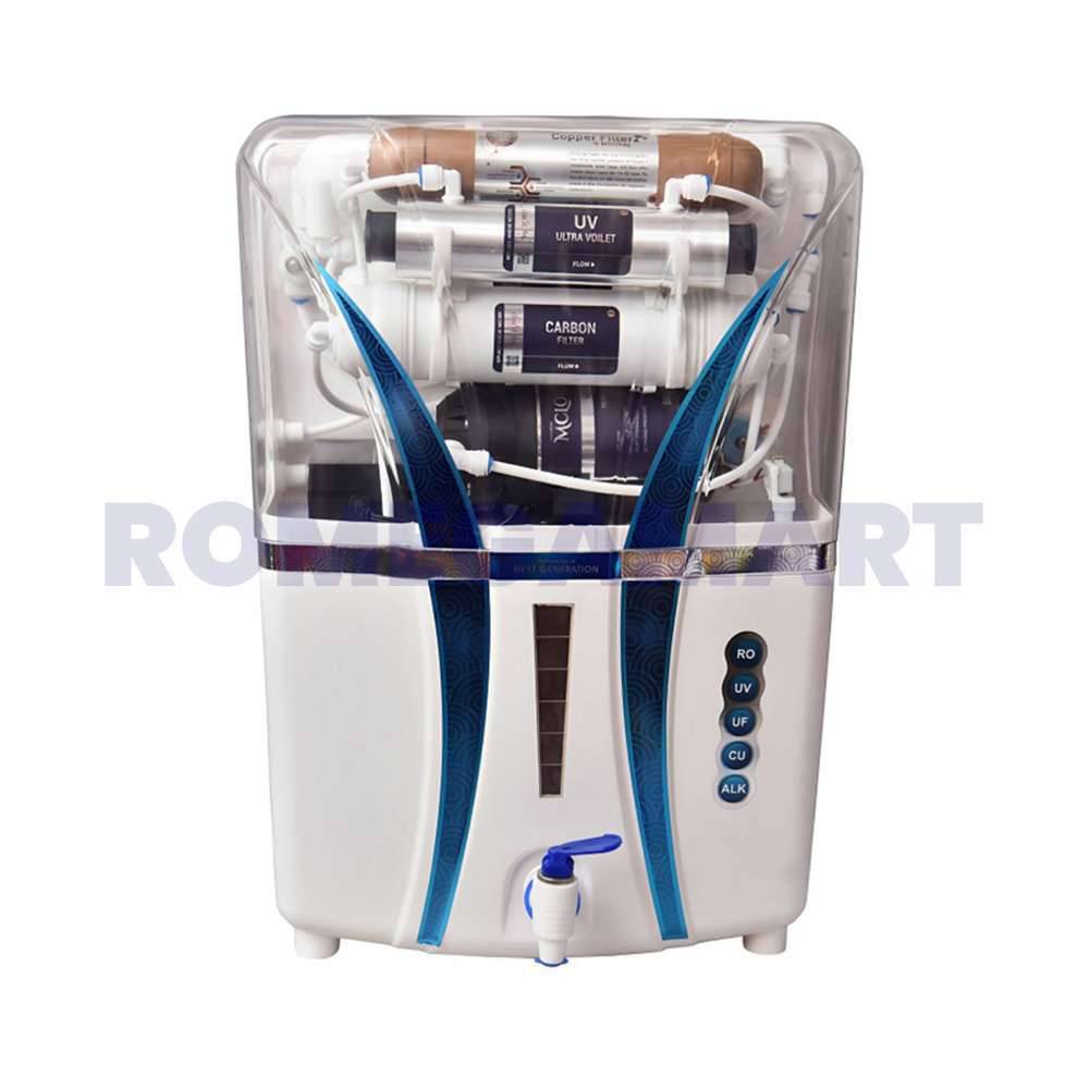 12 Liter Storage Mclord Diamond RO+UV+CU+TDS+ALK Water Purifier For Domestic Use - MCLORD