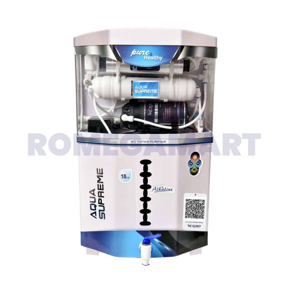 Aqua RO Supreme White Color 15 Liter Water Purifier - MCLORD