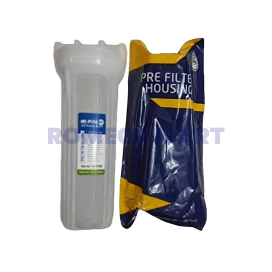 Mepure Pre Filter Bowl 300 Gram White Color Polypropylene Material  Suitable For Domestic Use - Mepure RO Systems Pvt Limited