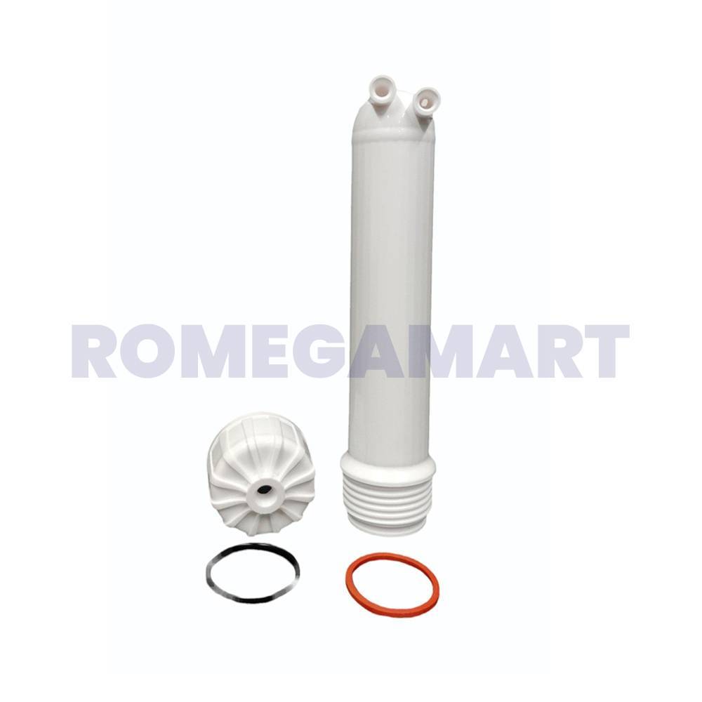 Membrane Housing Double O Ring Polypropylene Material White Color For Domestic Use - JAZZ PURE WATER SOLUTION