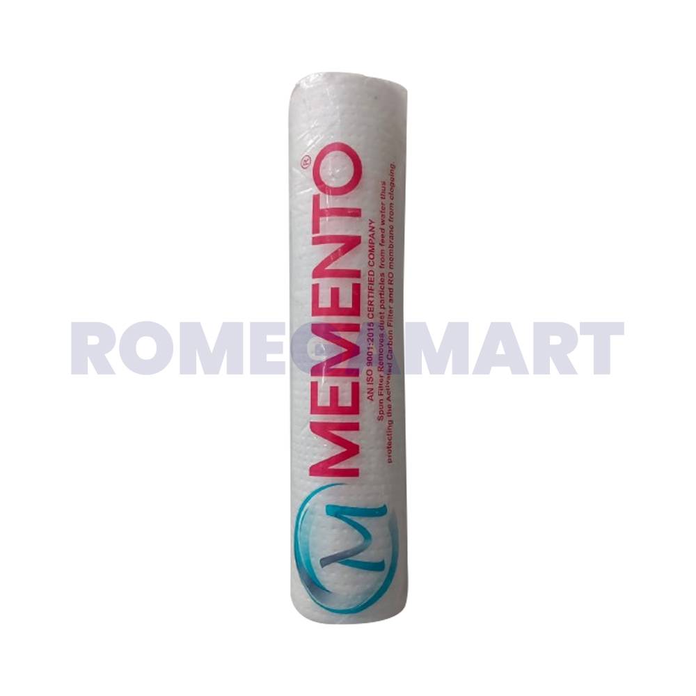 Memento White Color Spun Filter Cartridge Polypropylene Material For Domestic Use - M/S Chand Eneterprises