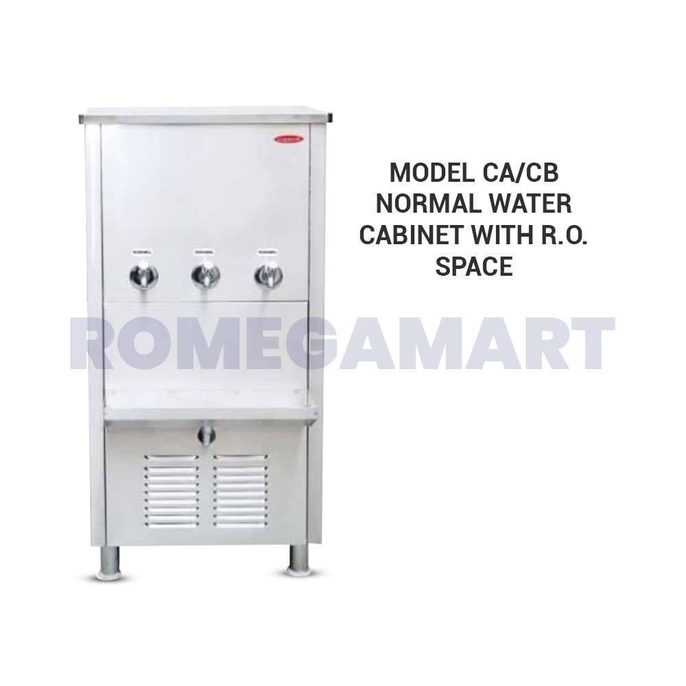 Satinless Steel CB Model Hot Normal And Cold Water Cooler 100-100 Liter Capacity Silver Color - PITALIYA WATERTECH INDUSTRIES