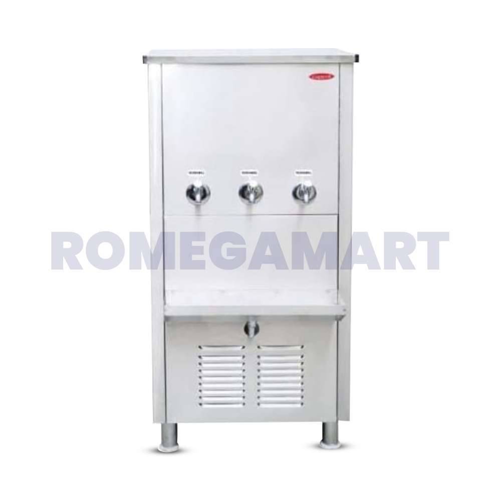 Satinless Steel CA Model Hot Normal And Cold Water Cooler 80-80 Liter Capacity - PITALIYA WATERTECH INDUSTRIES