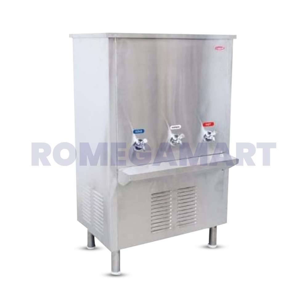 HWB Hot Normal And Cold Water Cooler Stainless Steel 40-60 Liter Capacity Silver Color - PITALIYA WATERTECH INDUSTRIES