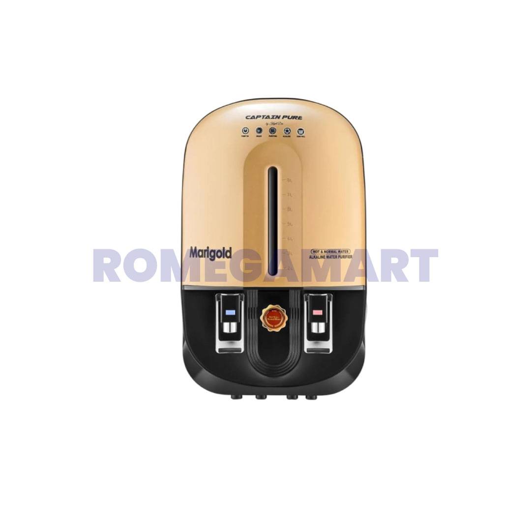 Captain Pure Marigold Hot And Cold Water Purifier 9 Liter Storage  - Mindcool Aqua