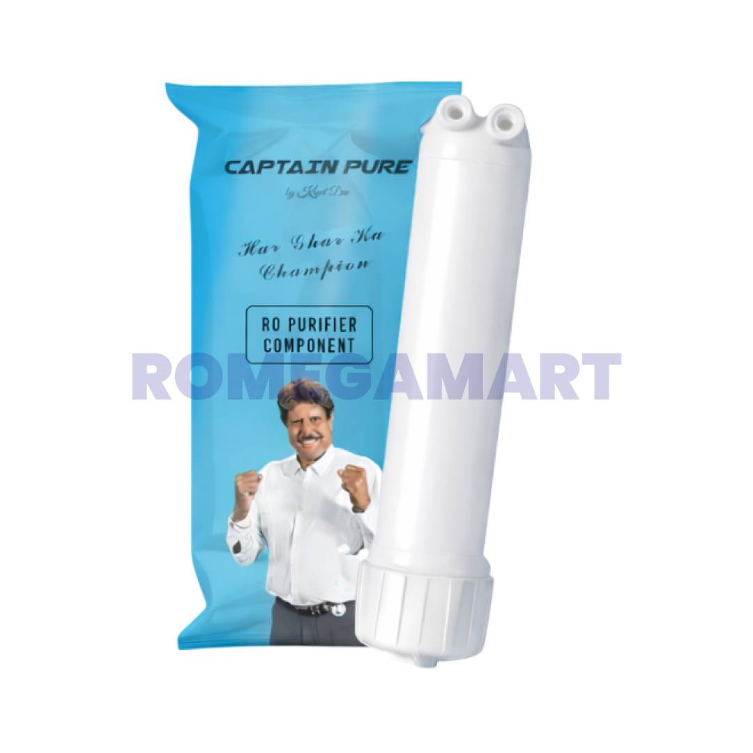 Captain Pure White RO Membrane Housing Plastic Material For Water Purifier Use - Mindcool Aqua