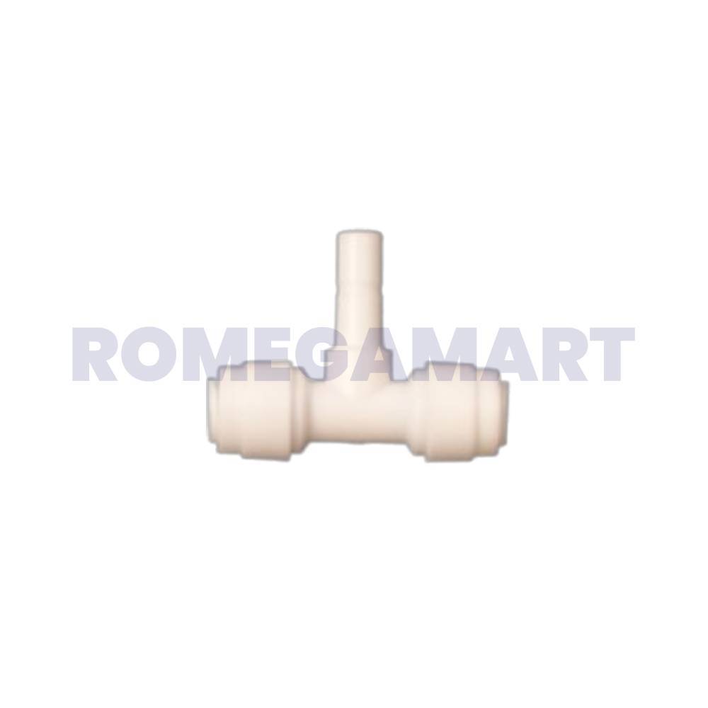 1/4 Inch Steam Fitting White Color Ro Water Purifier Plastic Material Suitable For Domestic RO Parts - Wave RO Aqua Solution
