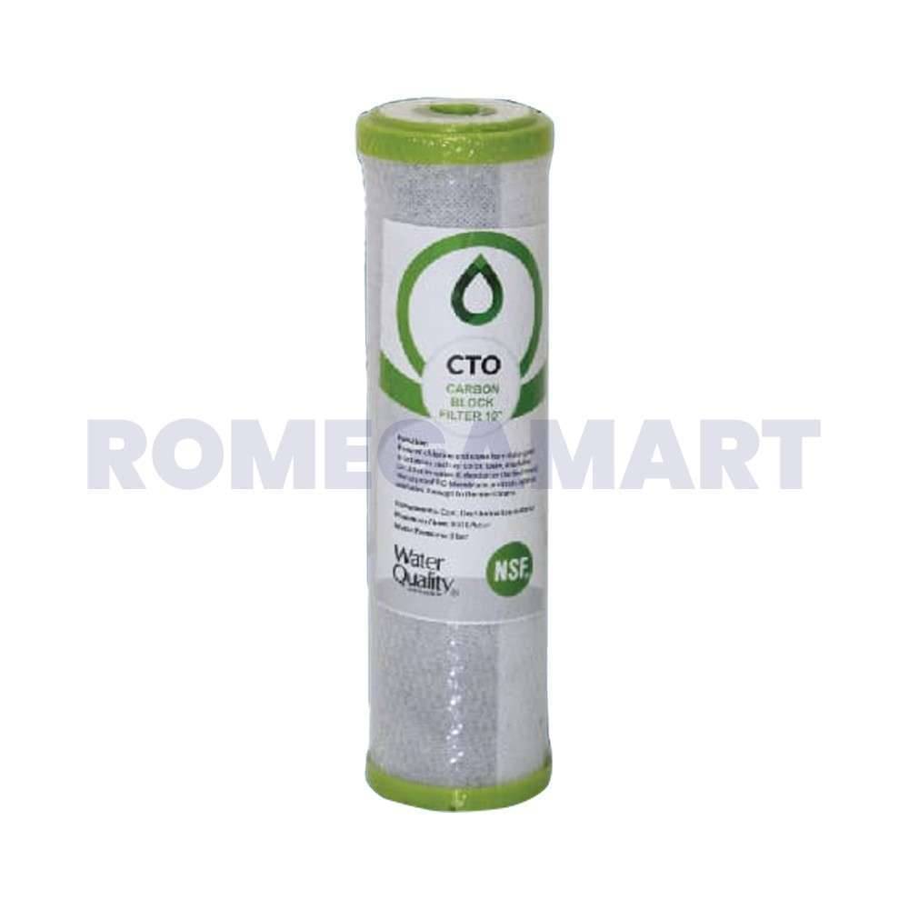 NANSHE 10 Inch CTO Carbon Block Filter Domestic Use - PARSHWAM FILTRATION