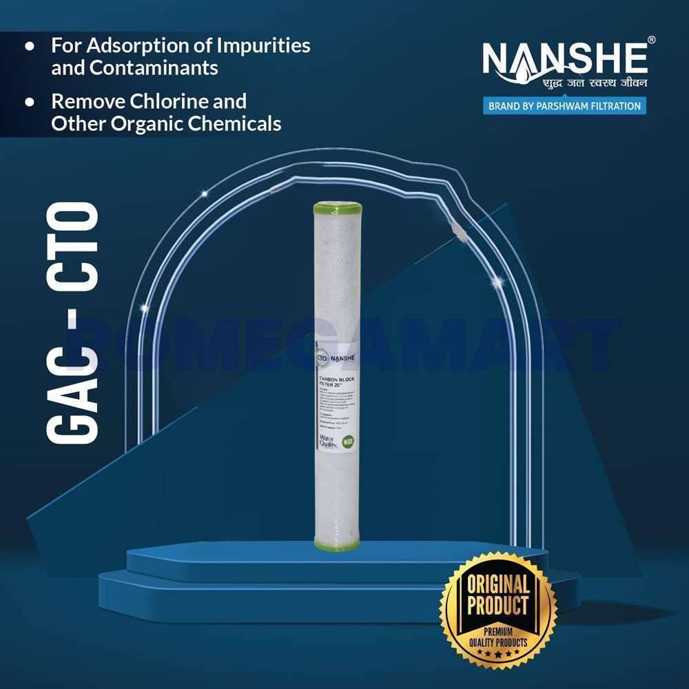 NANSHE 20 Inch CTO Carbon Block Filter Industrial Use - PARSHWAM FILTRATIONYJEFQNBLAD