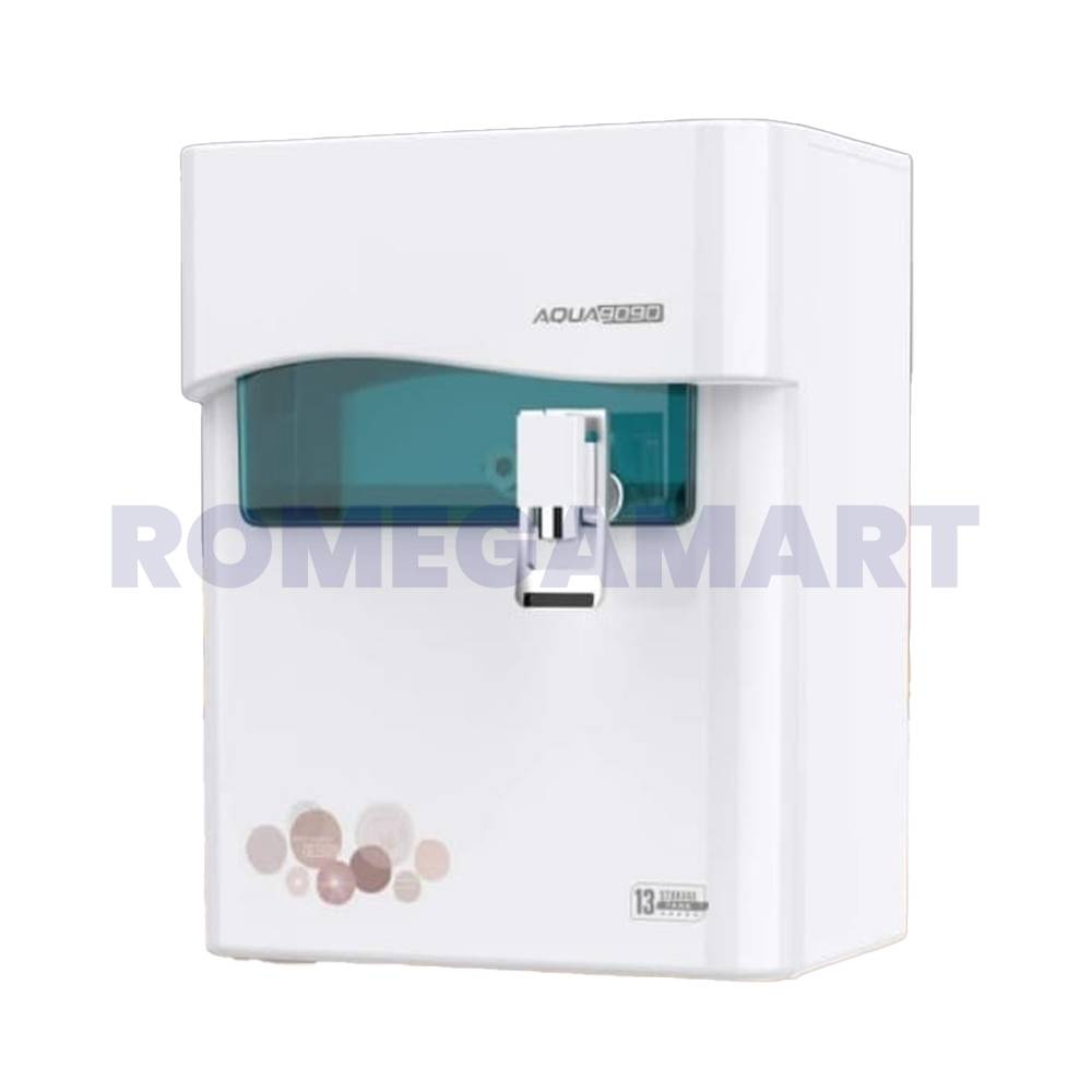 AQUA 9090 White With Green Color 13 Liter Storage RO+UV+UF Water Purifier For Domestic Use - Sai Enterprises