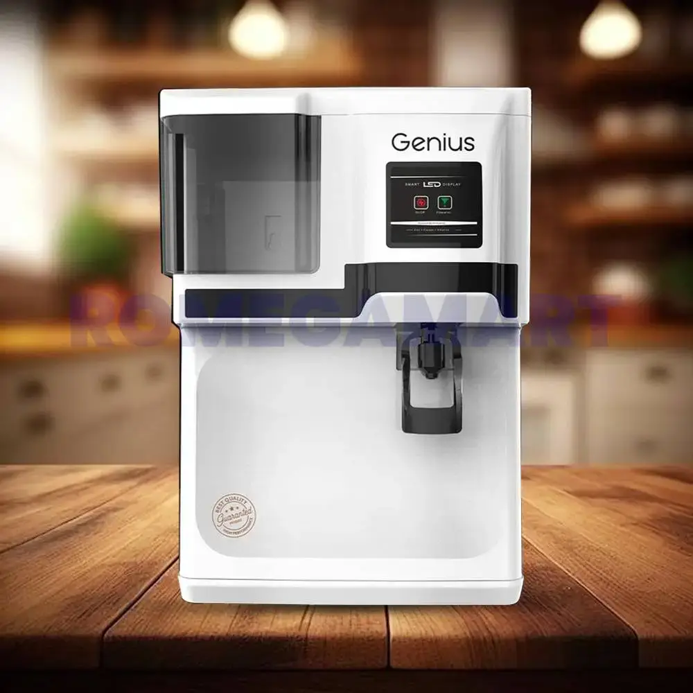 Nexlin Genius 12 Liter Storage RO Water Purifier White With Black Color - Jazz Pure Water Solution