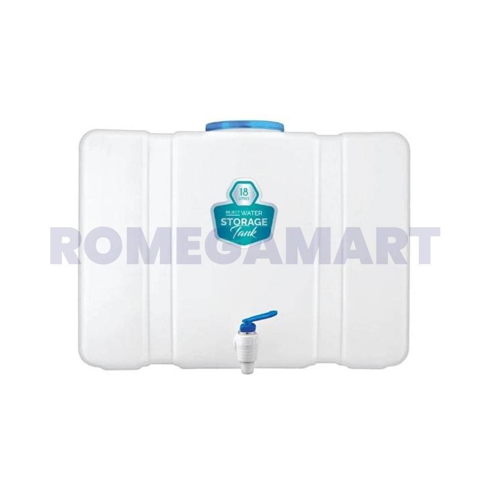 Water Storage Tank 18 Liter Capacity White Color - JAZZ PURE WATER SOLUTION
