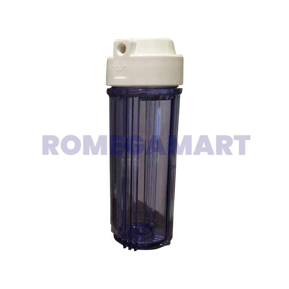 Nextech Domestic RO Heavy Blue Transparent Pre-Filter Housing Bowl Solid For Domestic - Nextech India 