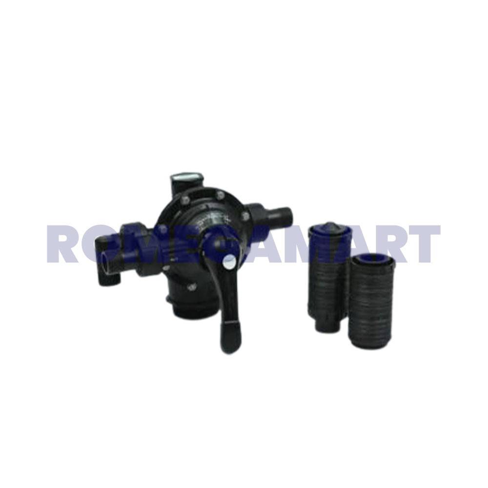 50 NB Side Mount Softener For Industrial Use Maximum Pressure-5kg/cm² Black Color - MS ENTERPRISES