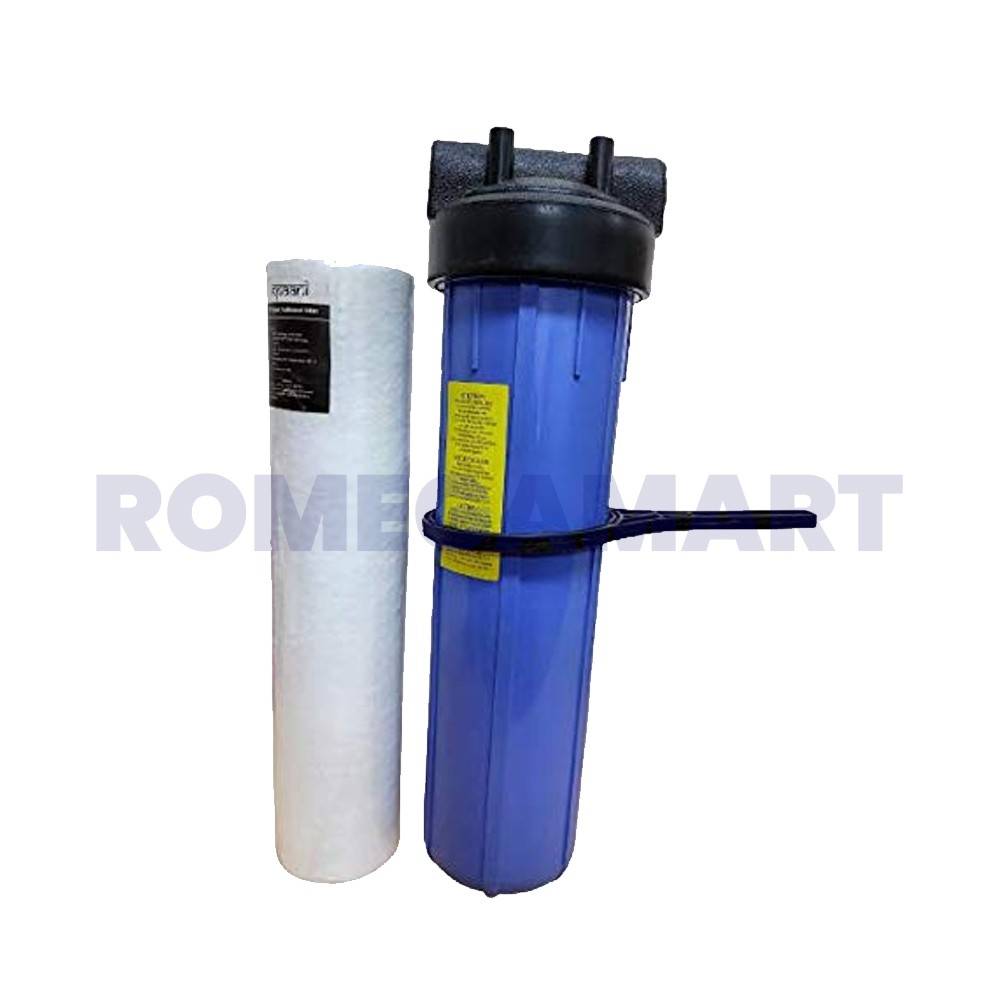 OCEAN STAR 20 Inches Wound Filter Big Blue Filter Housing 1.5 Inch Set - OCEAN STAR TECHNOLOGIES PRIVATE LIMITEDPBUQRDUWJZ