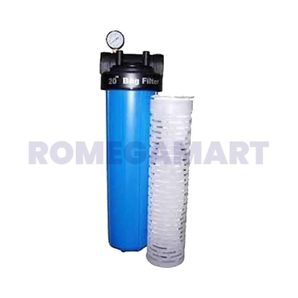 OCEAN STAR Filter Housing Complete Set Bag Key and Pressure Gauge 1 Inch in Out - OCEAN STAR TECHNOLOGIES PRIVATE LIMITEDHNBYDCRISM