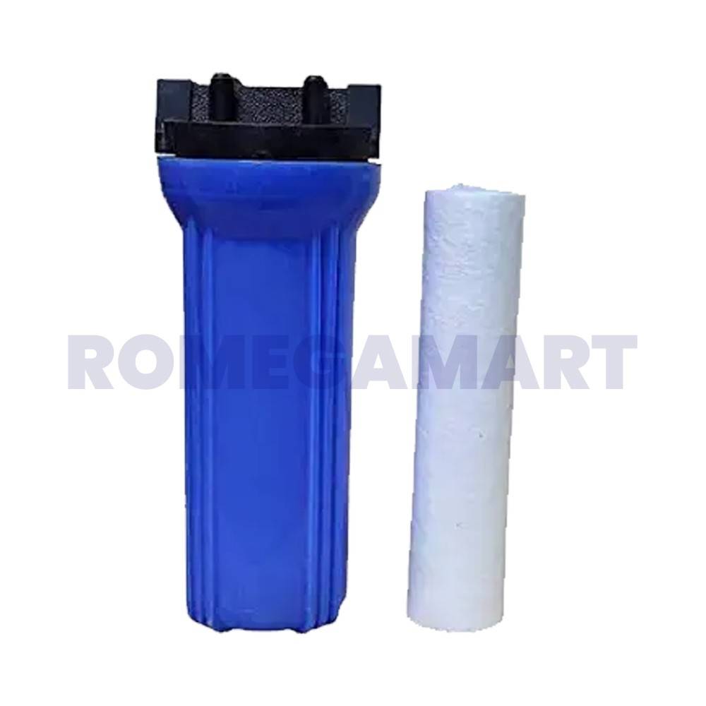 OCEAN STAR MKV-OS-08 3-4 INCH Spun Filter Set With Blue Housing - OCEAN STAR TECHNOLOGIES PRIVATE LIMITED