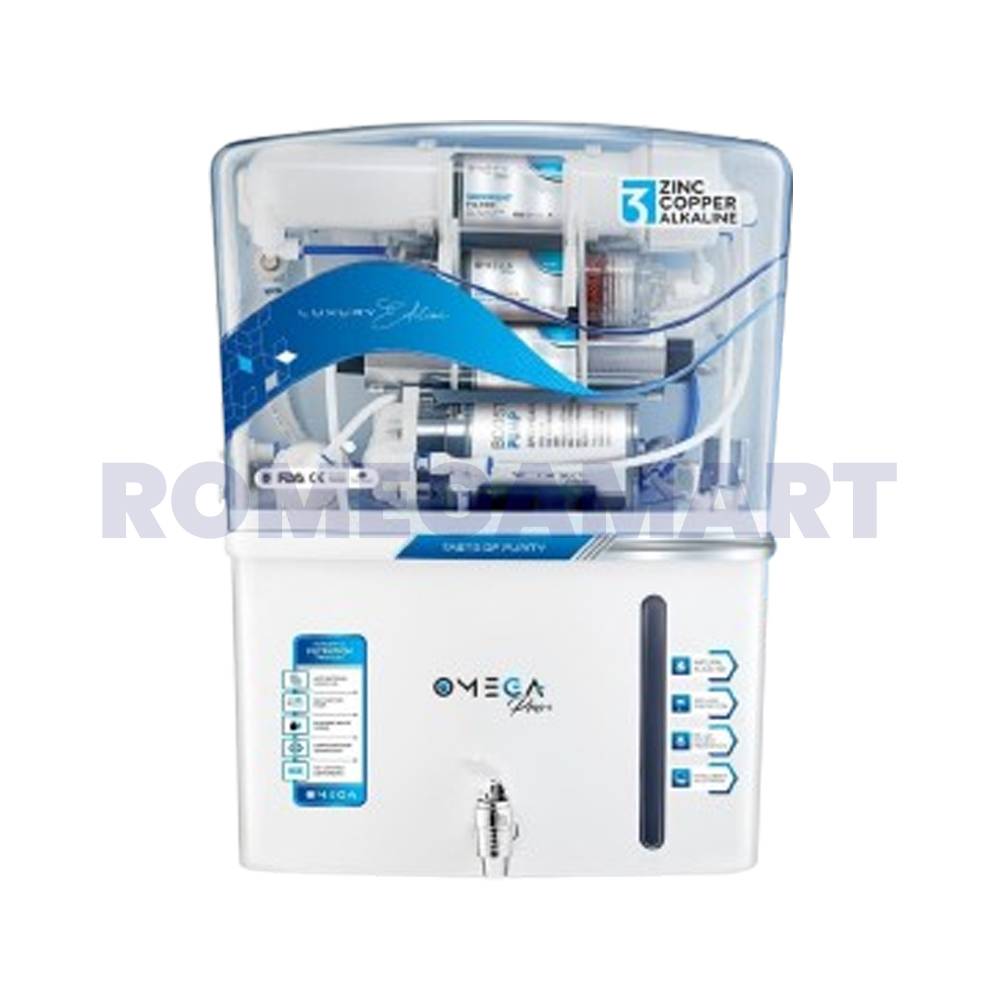 Omega Pro+ Blue TPT Water Purifier ABS Plastic 12 Liter Capacity For Domestic Use - M/S Chand Enterprises