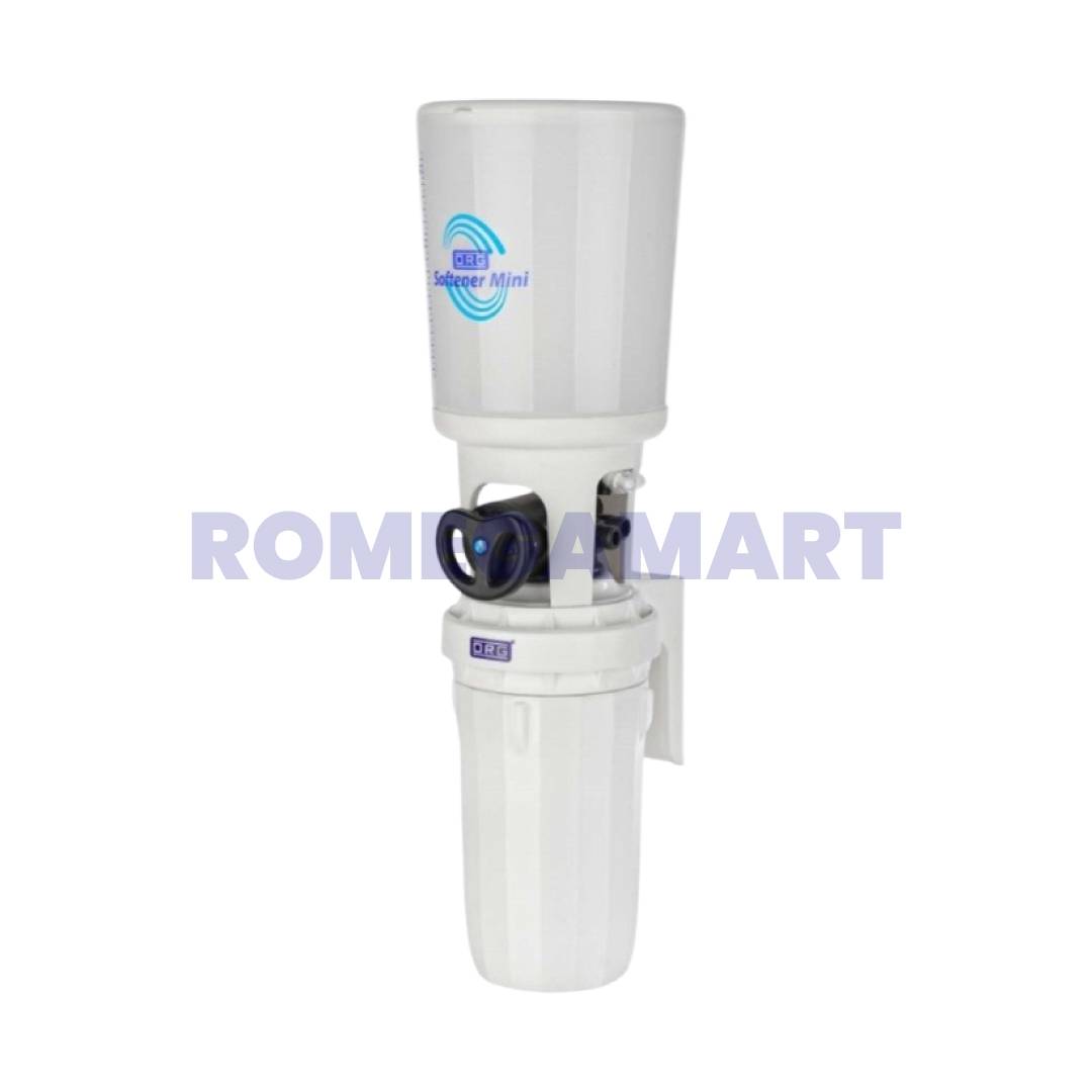 ORG Mini Pro Water Softener FRP White Bathroom 600 LPH - RK ENTERPRISES